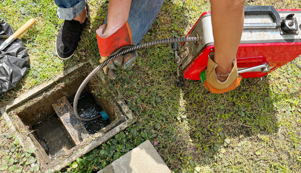 Sewer line cleaning